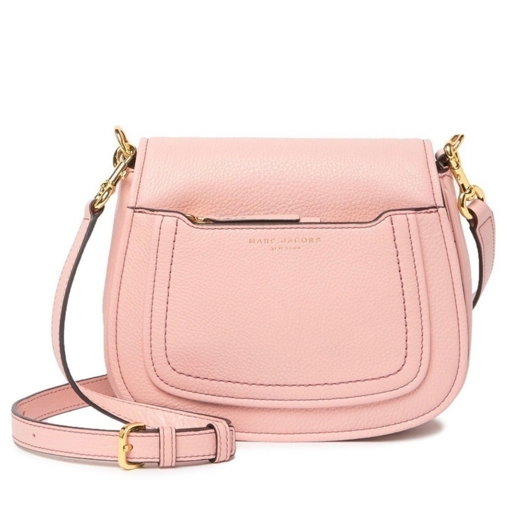 Marc Jacobs Empire City Mini Messenger Bag Pink Leather Crossbody